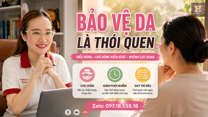 Bảo vệ da là thói quen
