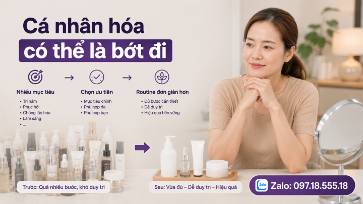 Cá nhân hóa có thể là bớt đi Cá nhân hóa có thể là bớt đi