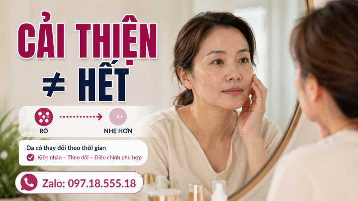 Cải thiện không đồng nghĩa với hết Cải thiện không đồng nghĩa với hết