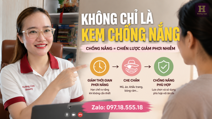 Chống nắng khi bị nám nên được hiểu là gì
