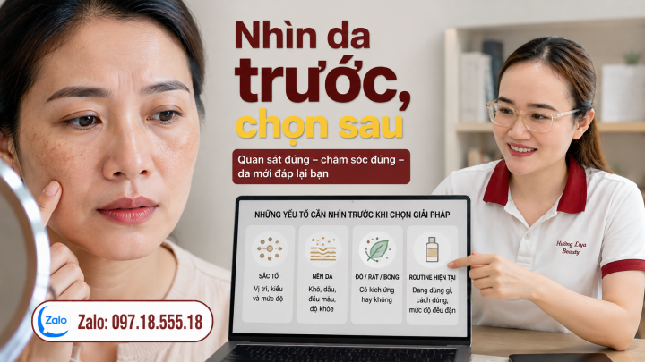 Đánh giá tình trạng và nền da Đánh giá tình trạng và nền da