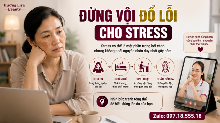 Đừng vội đổ lỗi cho stress