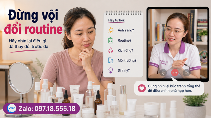 Khi nám quay lại, đừng lập tức đổi toàn bộ routine