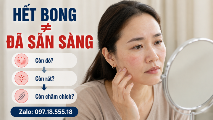 Khi nói “Hết bong chưa đồng nghĩa sẵn sàng”