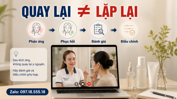 Khi nói không nên quay lại y nguyên routine cũ