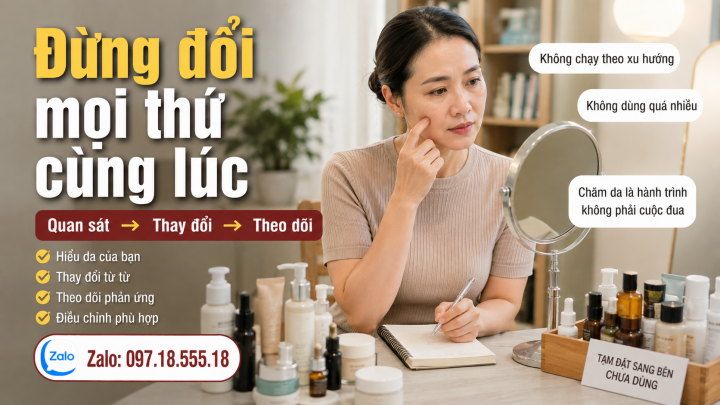 Không thay đổi tất cả cùng lúc Không thay đổi tất cả cùng lúc
