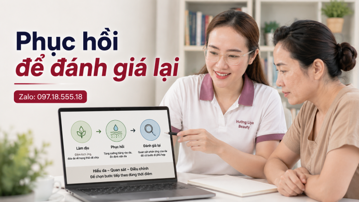 Làm dịu → Phục hồi → Đánh giá lại
