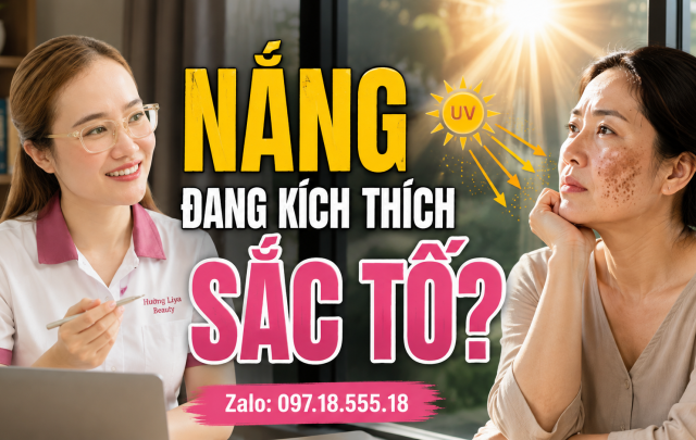 Nắng đang kích thích sắc tố