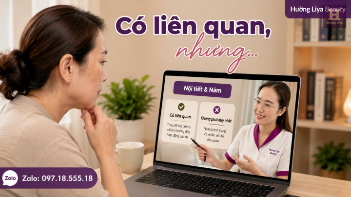 Nội tiết có liên quan đến nám không Nội tiết có liên quan đến nám không