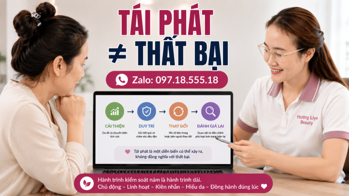 Tái phát có nghĩa là quá trình trước đó thất bại Tái phát có nghĩa là quá trình trước đó thất bại