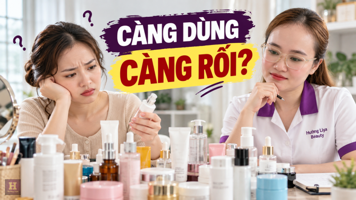 Vì sao dùng nhiều sản phẩm nhưng da không cải thiện
