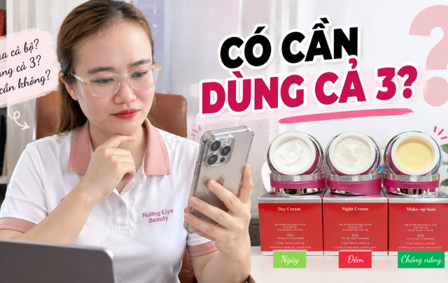 Bộ Kem Sâm Ginseng Made in Korea – Day Cream, Night Cream, Make-up Base