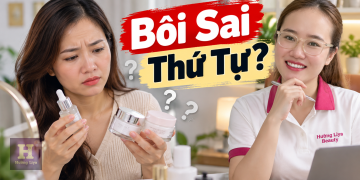 Bôi kem trị nám trước hay sau serum, rồi đến kem dưỡng