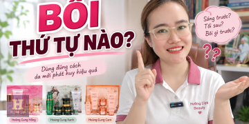 Cách sử dụng bộ mỹ phẩm Hoàng Cung đúng như thế nào