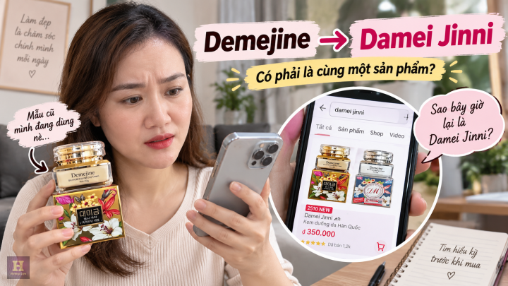 Kem Demejine mẫu mới hiện nay là gì