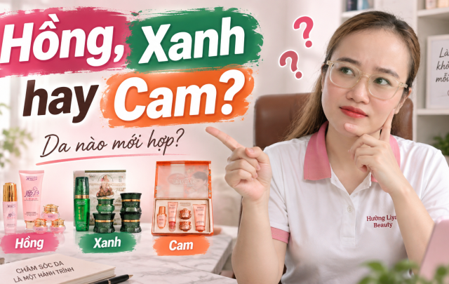 Kem Hoàng Cung có tốt không Hồng, Xanh, Cam hợp da nào