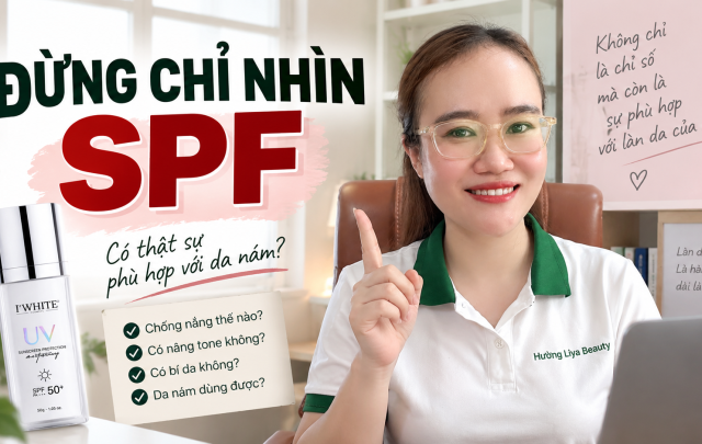Kem chống nắng IWHITE có tốt không Có hợp da nám