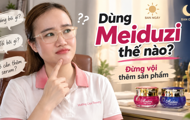 Meiduzi dùng như thế nào Thứ tự dùng ngày và đêm