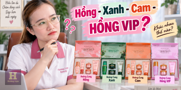 Mỹ phẩm Hoàng Cung là gì Có những loại Hồng, Xanh, Cam