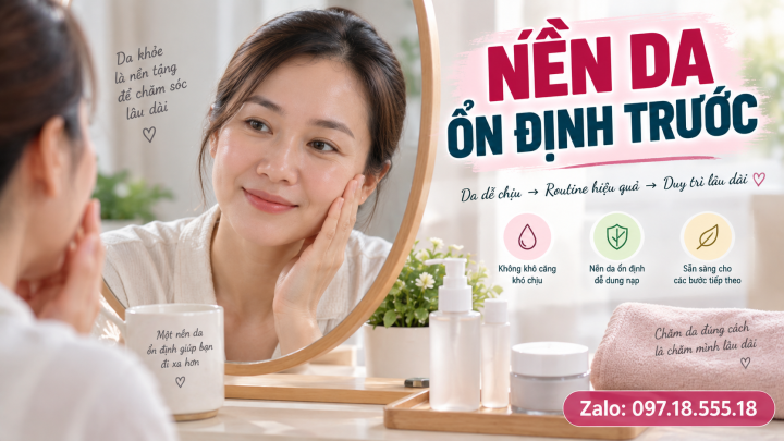 NỀN DA ỔN ĐỊNH TRƯỚC