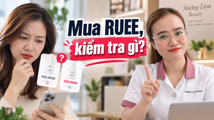 RUEE chính hãng mua ở đâu Cách kiểm tra trước khi mua