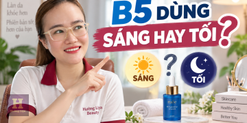 Serum B5 RUEE dùng như thế nào Dùng sáng hay tối