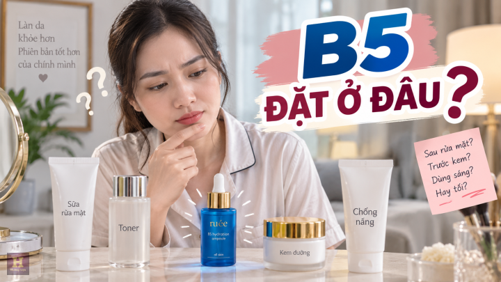 Serum B5 RUEE dùng ở bước nào Serum B5 RUEE dùng ở bước nào