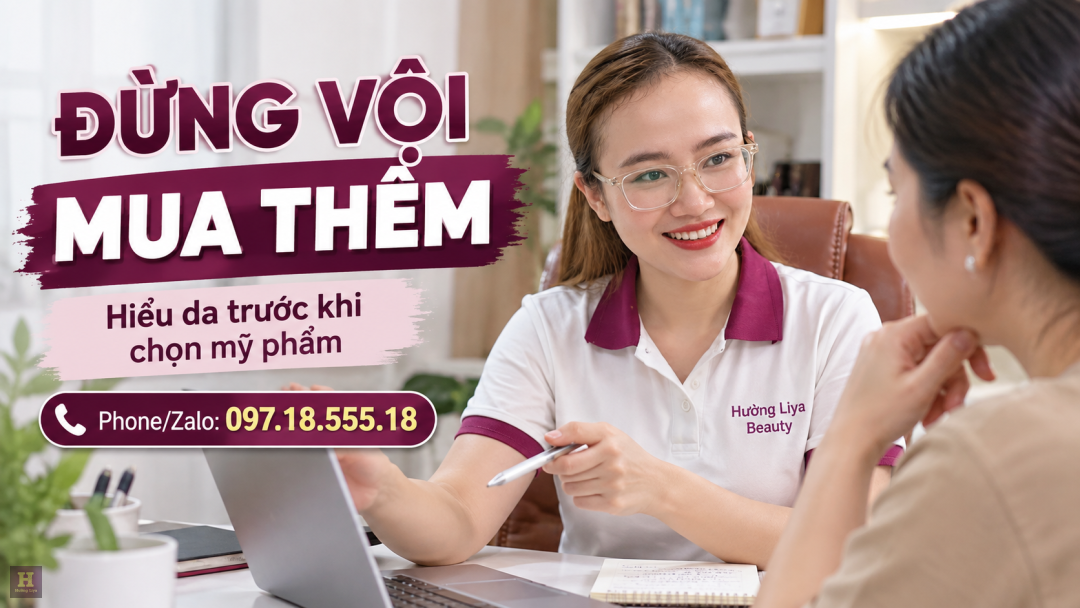 Tư Vấn Chăm Sóc Da, Chọn Mỹ Phẩm Phù Hợp Hường Liya Beauty