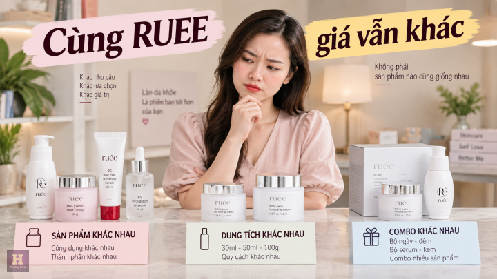 Vì sao cùng là RUEE nhưng giá có thể khác nhau