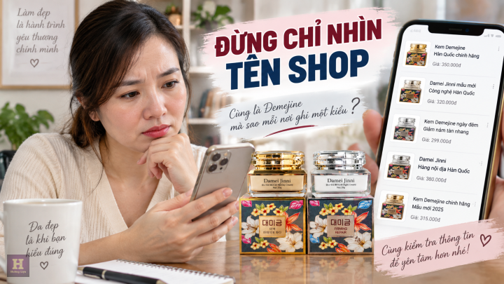 Vì sao trên thị trường có nhiều cách ghi Demejine Hàn Quốc