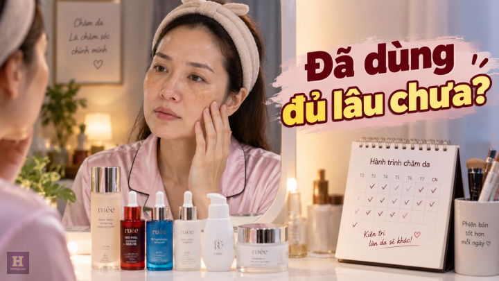 Xem lại thời gian và mức độ đều đặn khi dùng RUEE Xem lại thời gian và mức độ đều đặn khi dùng RUEE