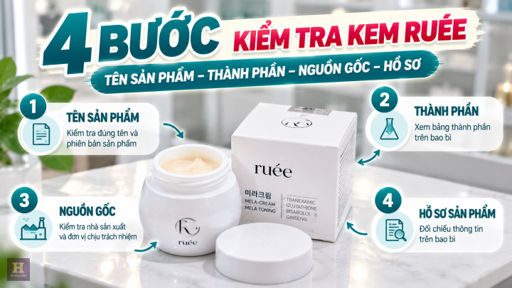 4 Bước Kiểm Tra Kem Ruée