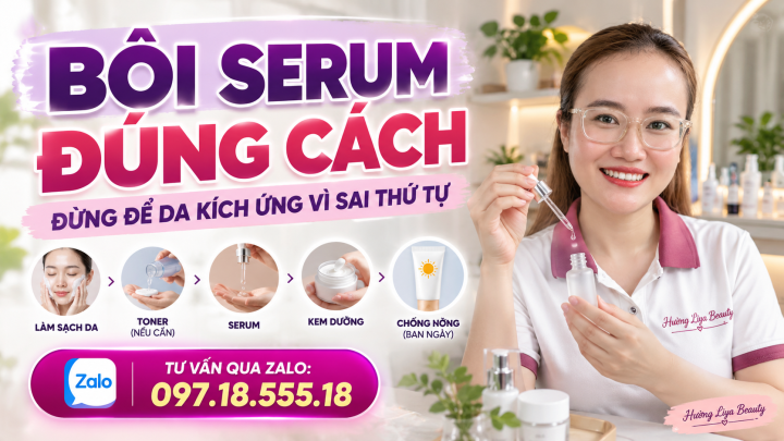 Bôi Serum Đúng Cách – Hướng Dẫn Skincare