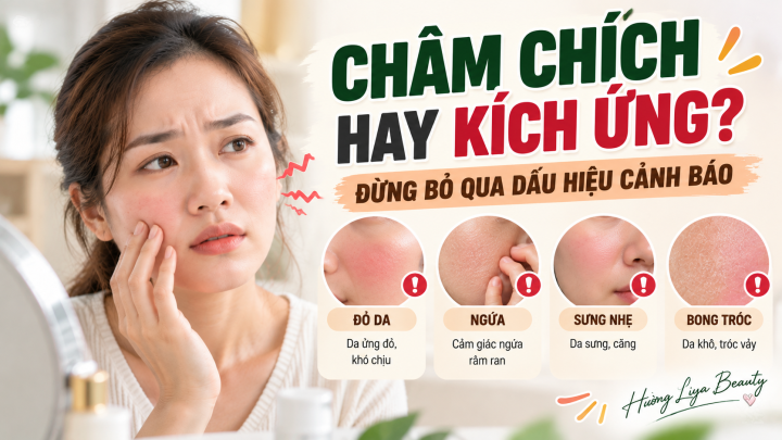 Cẩm Nang Nhận Biết Da Kích Ứng