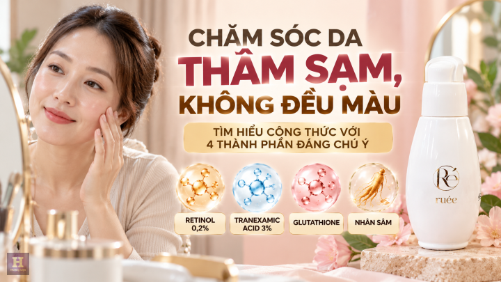 Chăm Sóc Da Sáng Mịn Với 4 Thành Phần