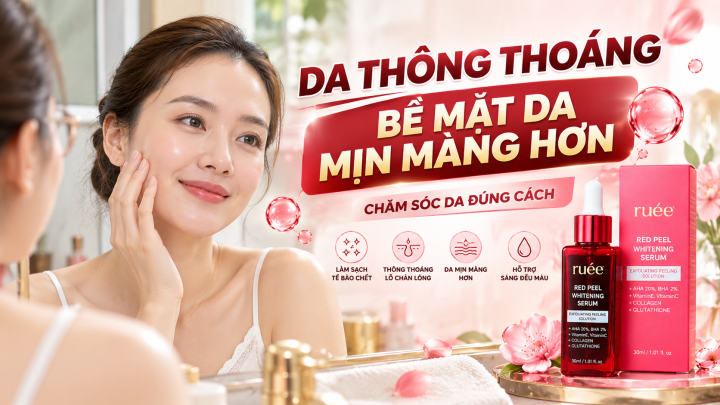 Da Mịn Màng Hơn Cùng Serum Red Peel