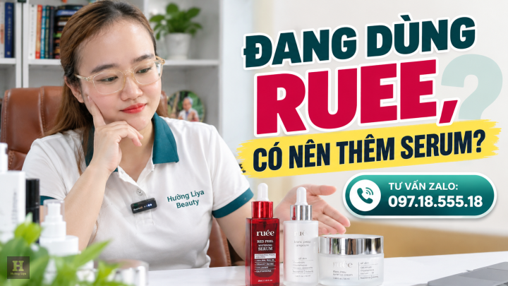 RUEE có nên dùng cùng serum khác không?
