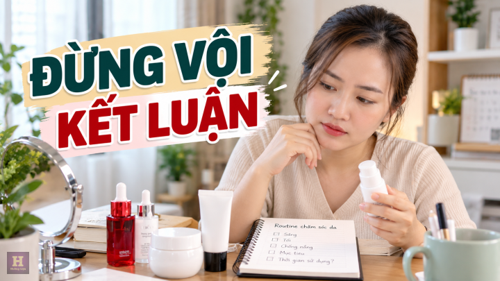 Đừng Vội Kết Luận Về Skincare Đừng Vội Kết Luận Về Skincare
