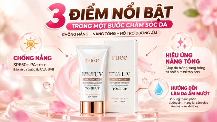 Kem Chống Nắng Nâng Tông Ruée