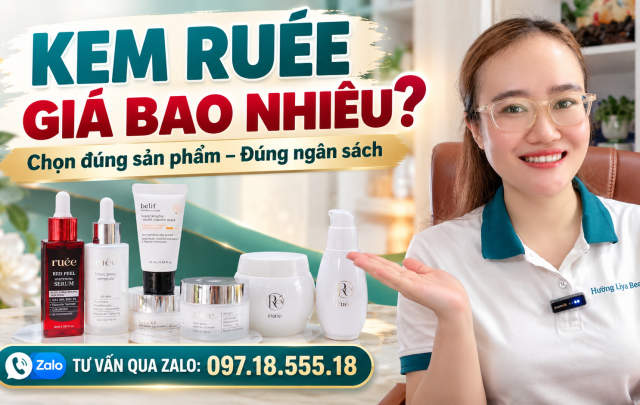 Kem Ruée giá bao nhiêu? Cách chọn đúng sản phẩm