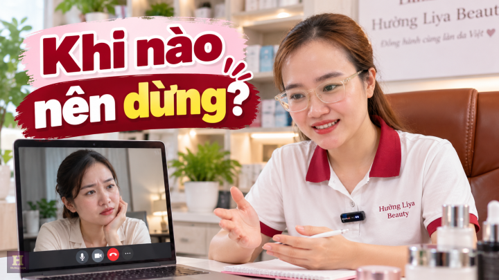 Khi nào nên giảm tần suất hoặc ngừng sử dụng serum?