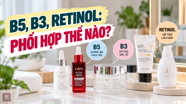 Phối Hợp B5, B3 Và Retinol