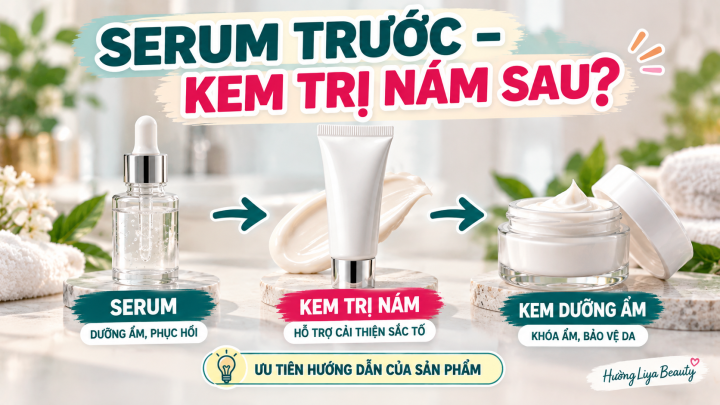 Quy trình dưỡng da ba bước tiện ích Quy trình dưỡng da ba bước tiện ích