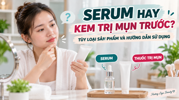 Serum Hay Kem Trị Mụn Trước