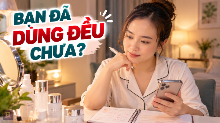 Thói quen skincare buổi tối Thói quen skincare buổi tối
