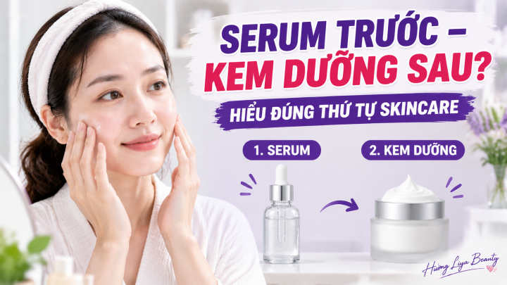 Thứ Tự Skincare Chuẩn Serum Trước, Kem Dưỡng Sau