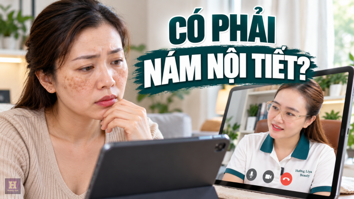 Tư vấn nám nội tiết qua video call