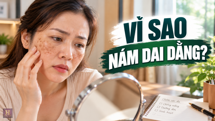Vì sao nám dai dẳng