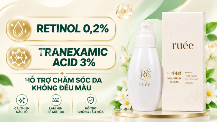 chăm sóc da Retinol dịu nhẹ